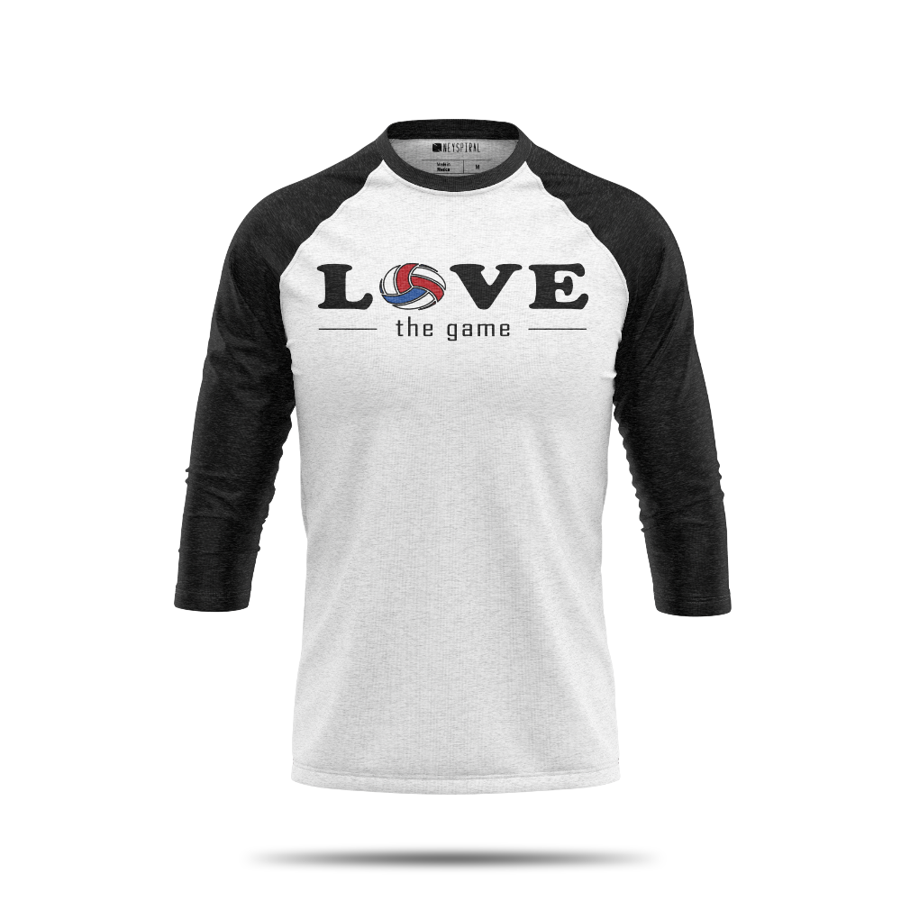 Volleyball Love The Game Unisex 3/4 Sleeve Shirt