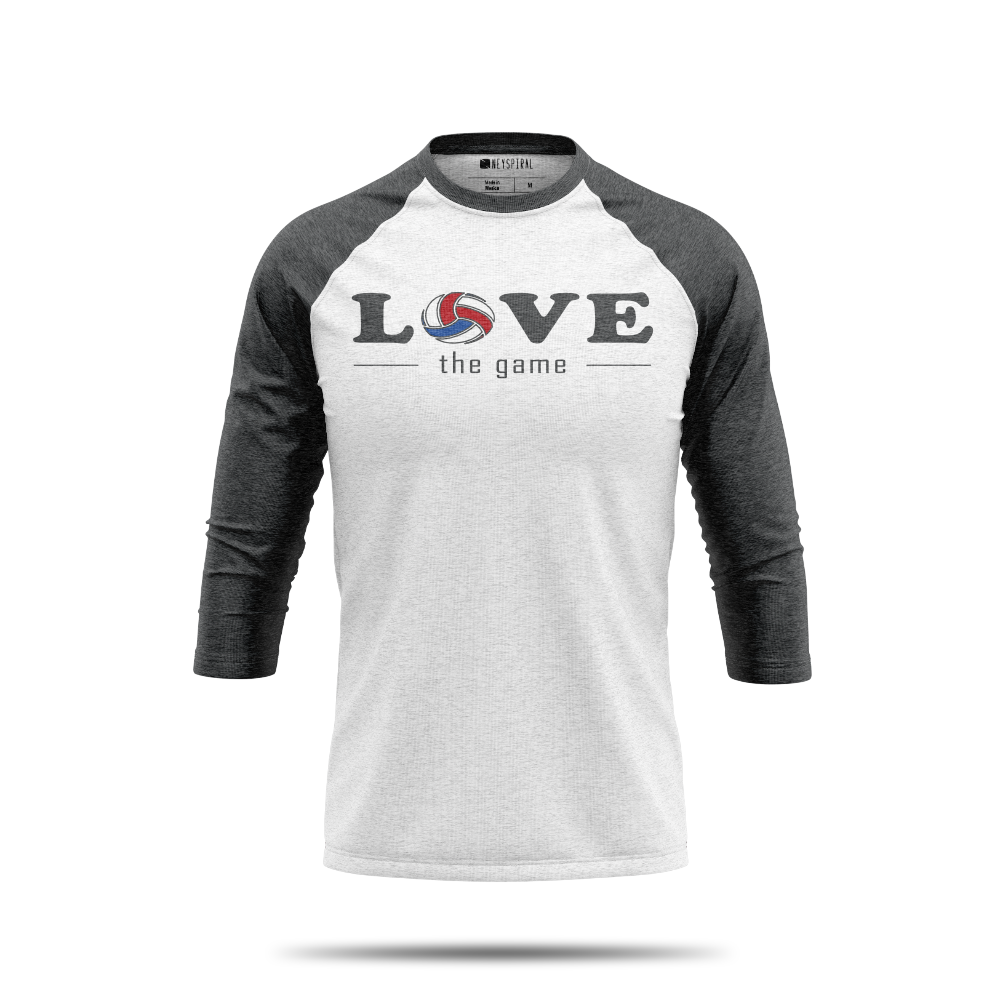 Volleyball Love The Game Unisex 3/4 Sleeve Shirt