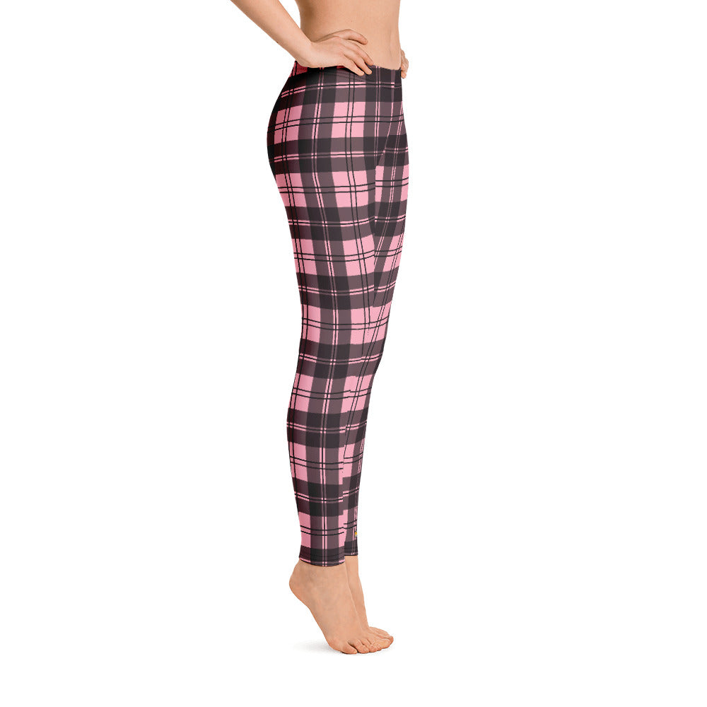 Pink Tartan Leggings