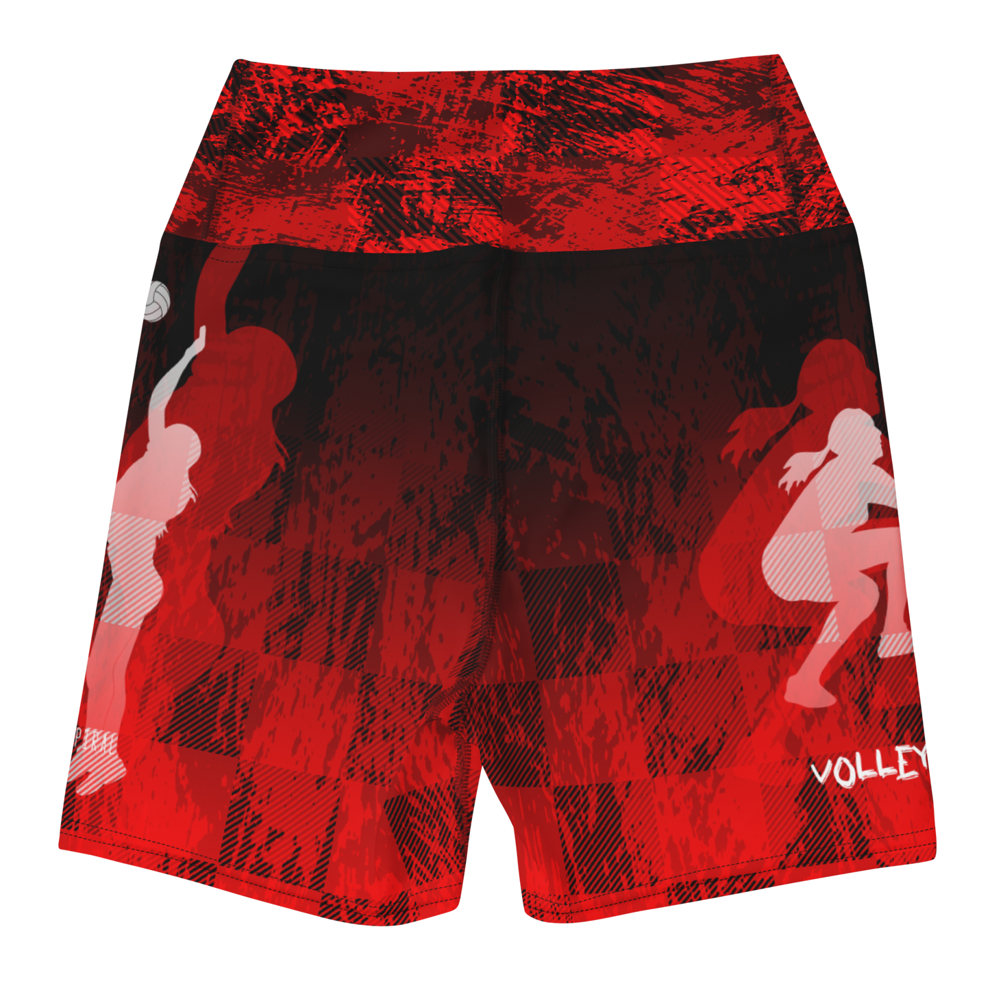Volleyball - Grunge Red Shorts