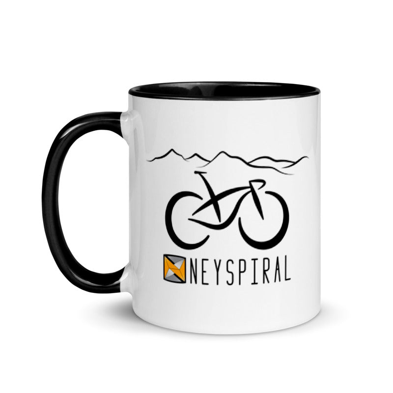 "KOM" Black Mug