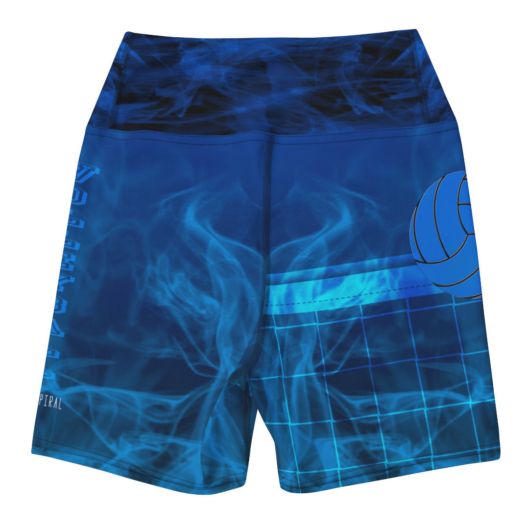 Volleyball Blue Smoke Shorts