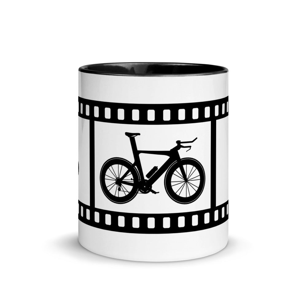 "Coffee, TT Bike & Beer" Black Mug