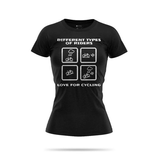 "Different Types of Riders" T-Shirt