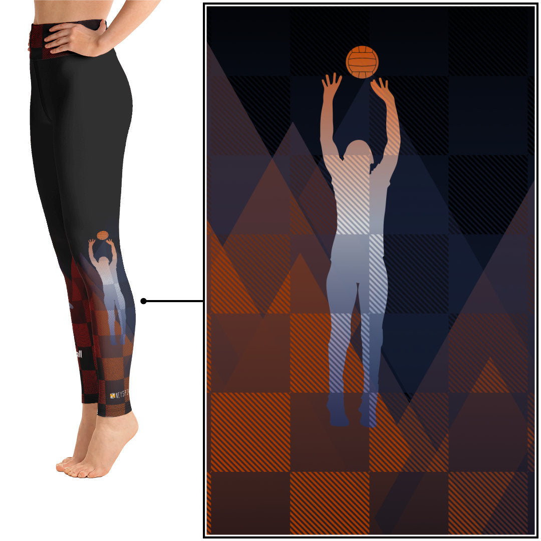 Volleyball Heart Leggings