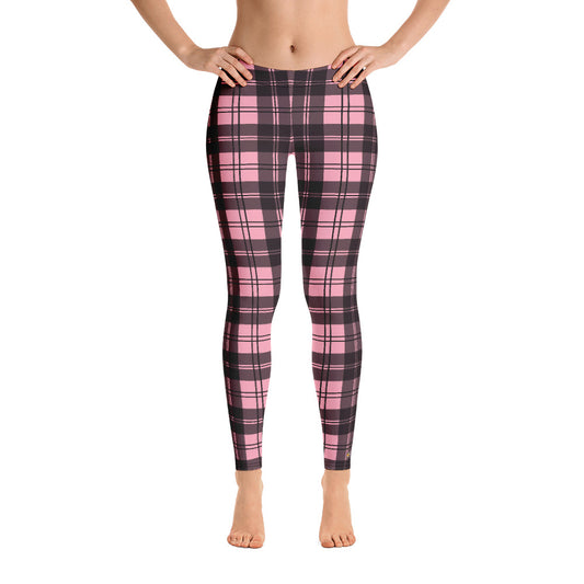 Pink Tartan Leggings