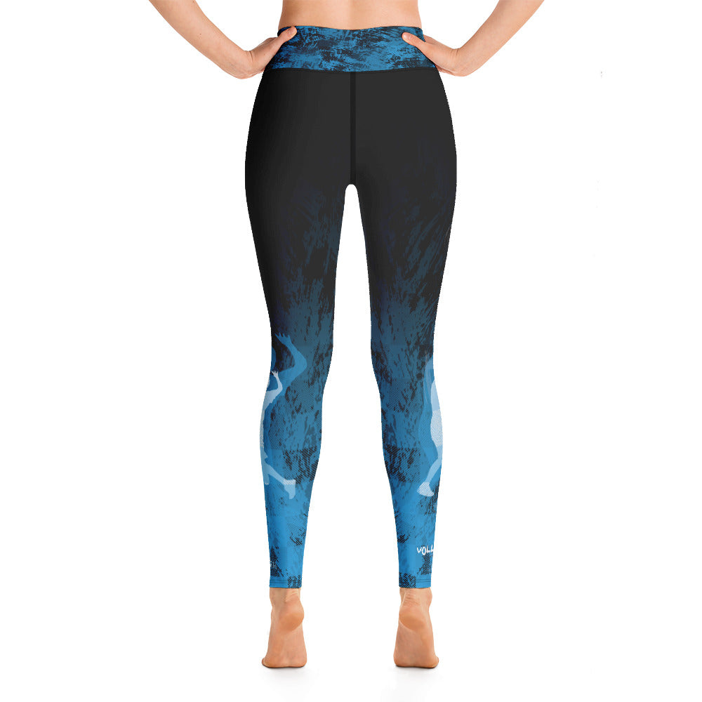 Volleyball Boy - Grunge Blue Leggings