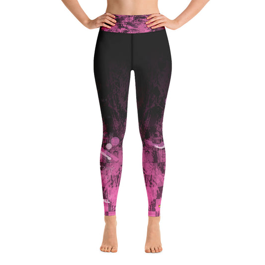 Volleyball Girl - Grunge Pink Leggings