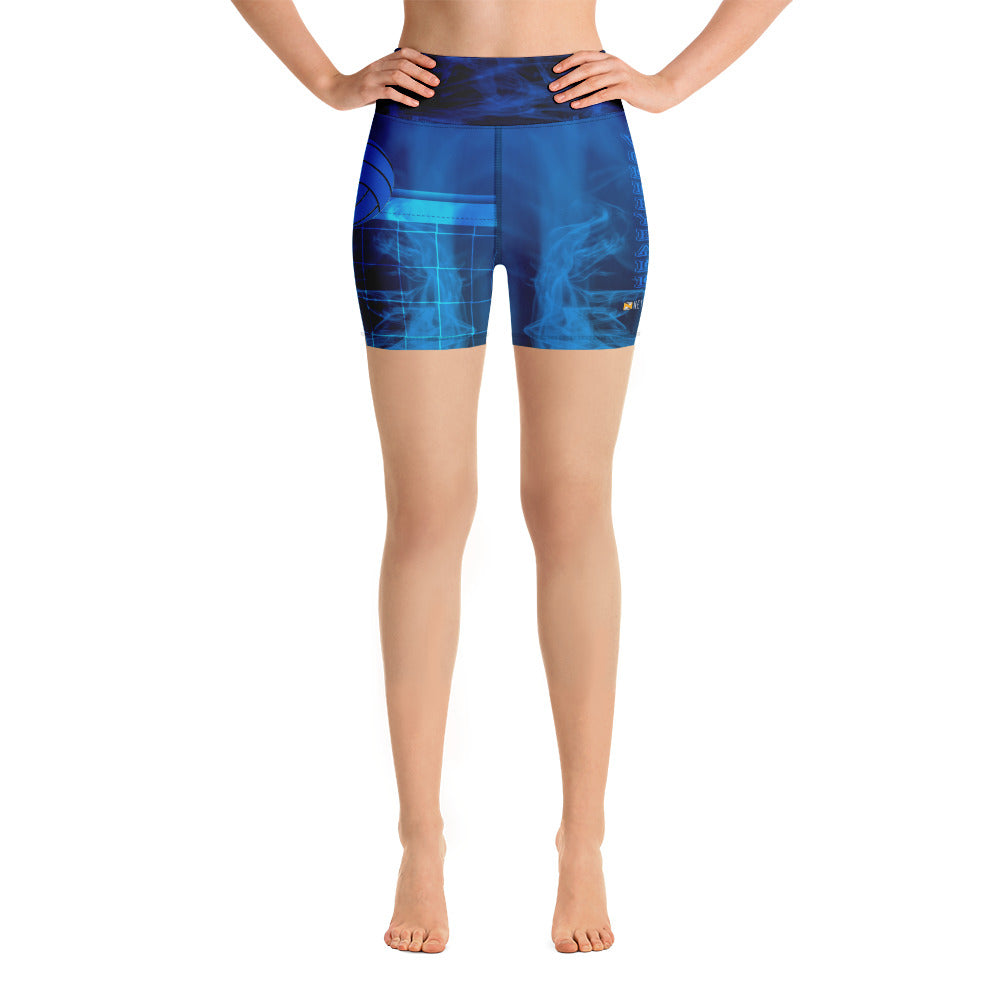 Volleyball Blue Smoke Shorts