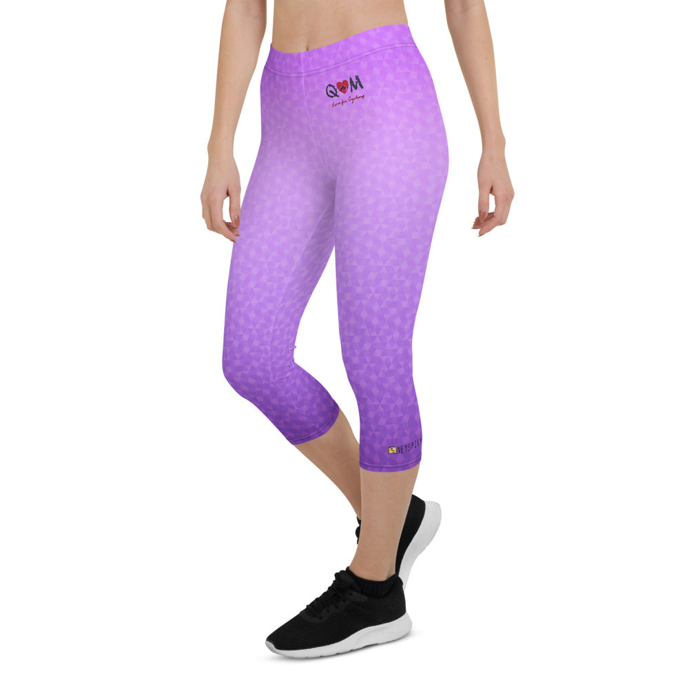 Cycling "Queen of the Mountain" - Capri Leggings