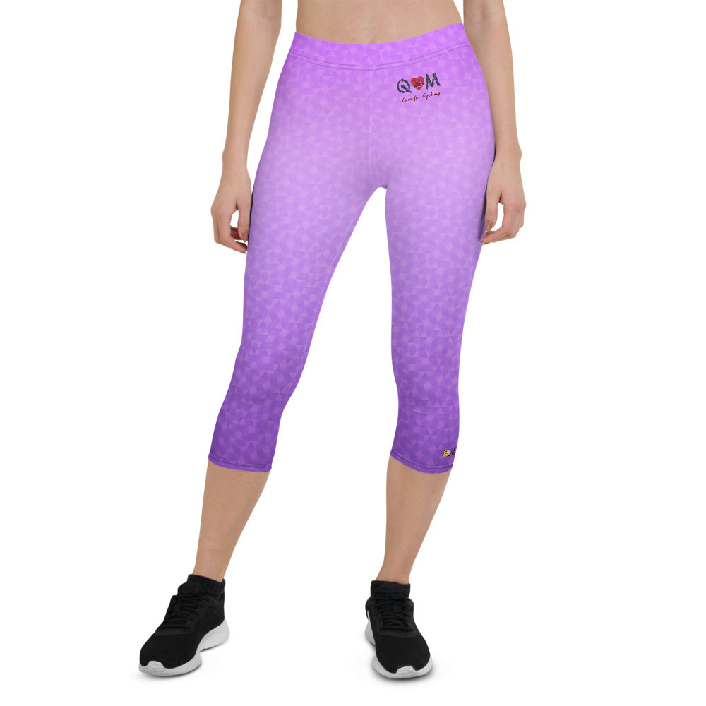 Cycling "Queen of the Mountain" - Capri Leggings