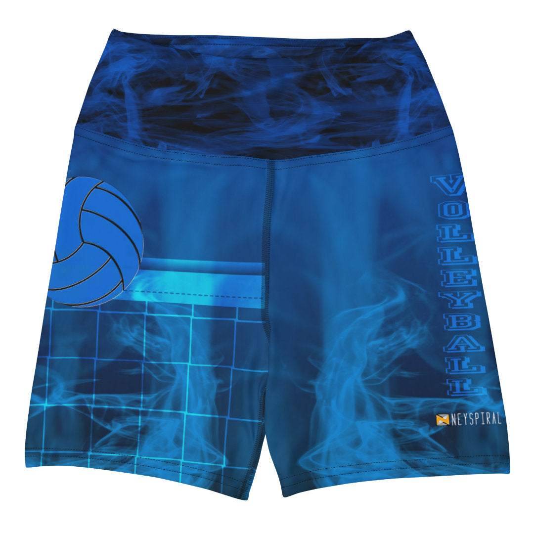 Volleyball Blue Smoke Shorts